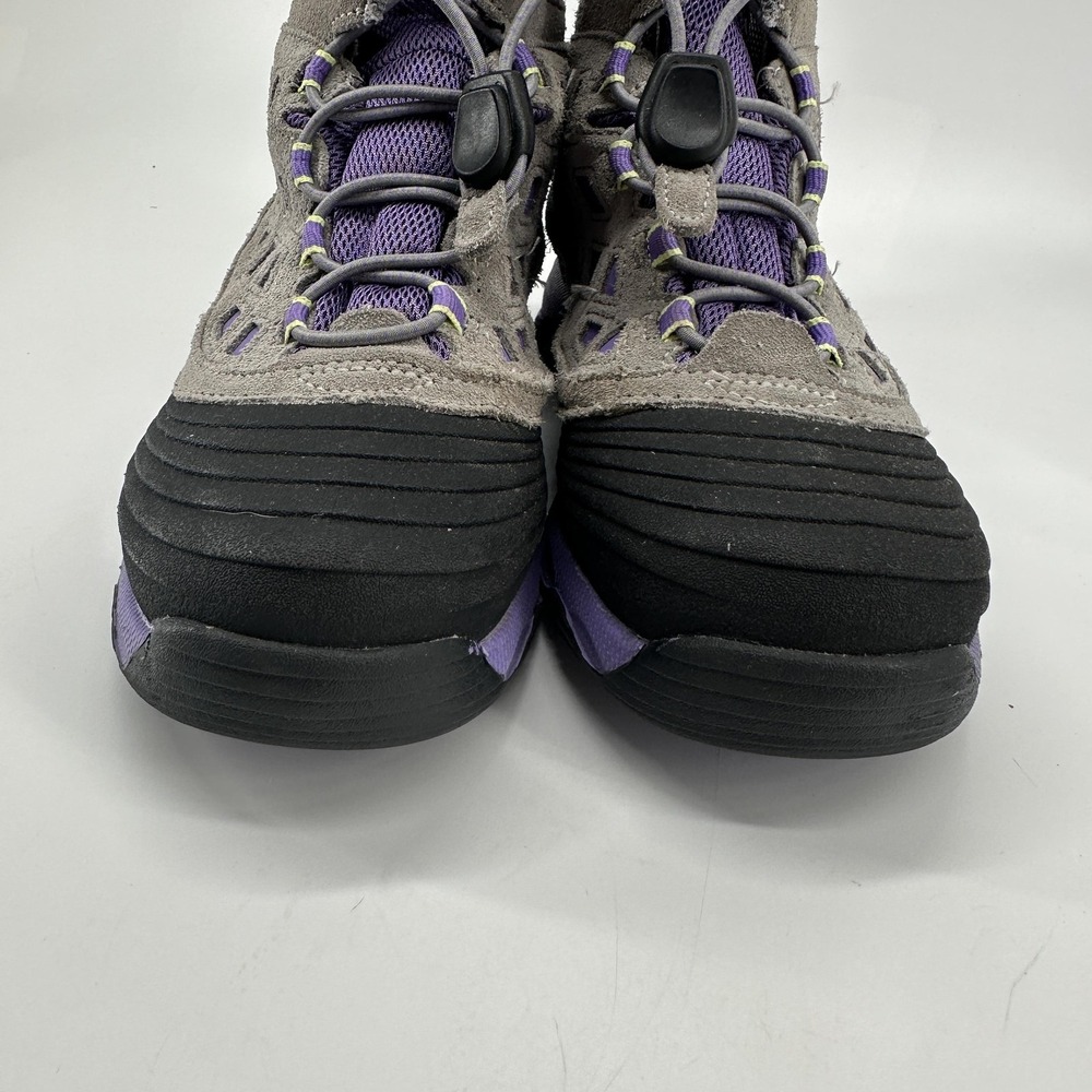 Merrell Thermo Shiver 2.0 WPF Boots Kids Size 4 Gray Purple Winter Hiking Snow - Picture 4 of 8
